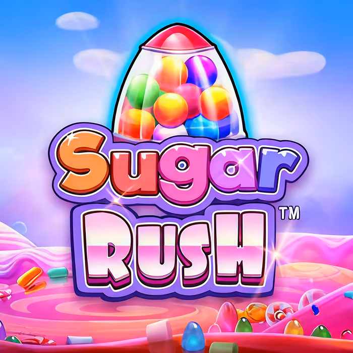 Sugar Rush colorful slot with cluster pays and multipliers